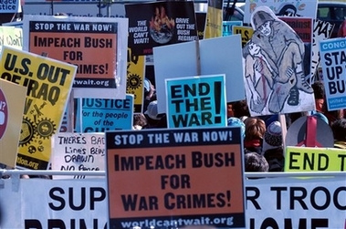Peace Rally in DC - There was a big Peace Rally in DC yesterday. We almost went, but then decided that it would be immature of us. I mean, we don't go to Peace Rallies here in Lexington. Until we do that, we don't need to be drving 12 hours to go to one. We're gonna try to remember to Think Locally!