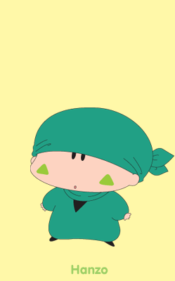 Hanzo - Another disciple of Yatch, Hanzo is a bit of a fool. His actions and way of speaking are usually slow, but his specialty is tongue twisters! He plays the xylophone to make his magic.  source: mirmo-zibang.com
