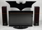 bat man - bat man in computer ,computer in black