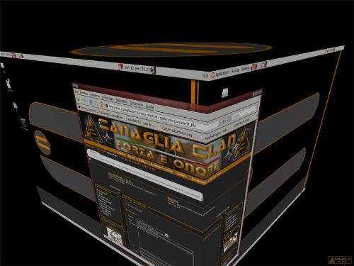 My linux cube - linux with beryl and xgl