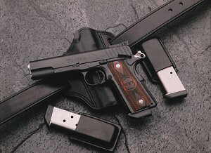 Gun - A gun is sometimes used in a mugging to intimidate a victim, but often never used to hurt the victim. 