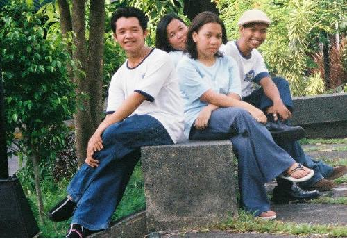 Me and schoolmates - Fun times at the park.
