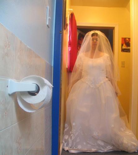 My dress. - This is the dress I bought at the wedding show. My dress. - This is the dress I bought at the wedding show.