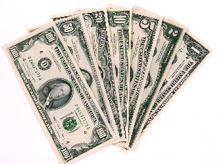 Cash making site - A picture of cash, to represent this topic of money making.