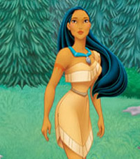 thats why am called pokitta - this photo shows pocahontas the cartoon princess