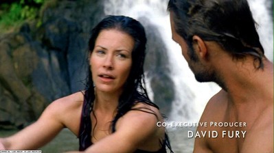Sawyer and Kate - Sawyer and Kate by some waterfall in one of the second season episodes.