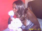 The little girl in me  - Taking a little moment to talk to my bunny wabbit .