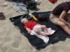 yah, baby! getting tanned! -