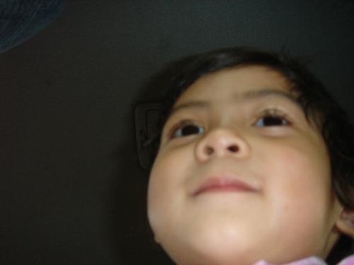 Malaysian Cute Little Girl Pose to Camera - My niece strike a pose on the camera.I ask her not to look at my camera.