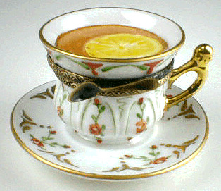 Lemon tea cup - Lemon tea cup, good for the Flu.