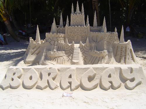 sand castle - boracay sand castle