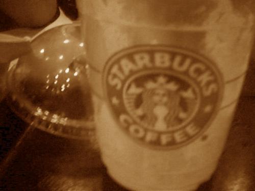 starbucks since 1923 - coffee please.