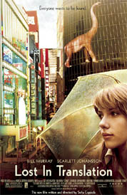 lost in translation - Lost in translation is a film released in October 2003 , it was the second writing and directorial effort of Sofia Coppola.It was nominated for four Academy Awards.Sofia Coppola won for Best Original Screenplay.