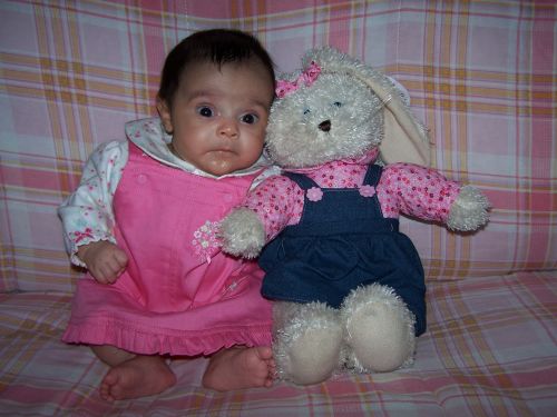 Mommies Beautiful Baby - This is my Princess possing for her Easter picture!!