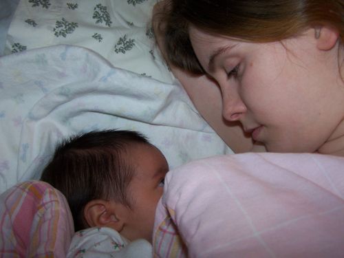 Breastfeeding - This is my Daughter gazing into myeyes as I give her lifes Precious gift to make her big and strong!!
