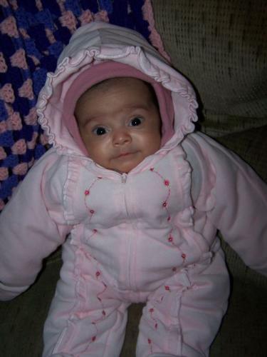 All Bundled Up - This is my Princess all Bundled up and ready to go!!