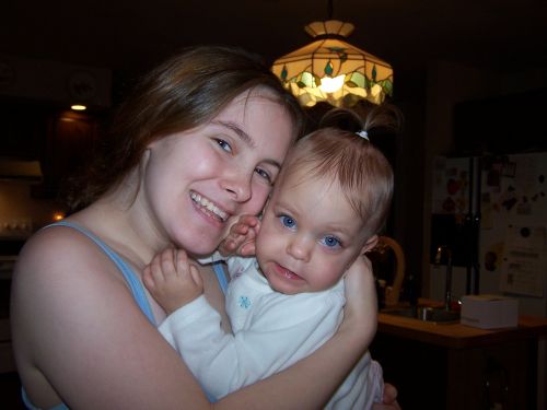 My Baby Sister and I - This is my Baby Sister who was only 1 lb. 5oz.... She is so beautiful!!!