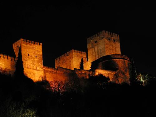 Granada  - Fortress of Alcazar in Granada ,Spain