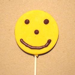 Smiley Face - Smiley Face chocolate lollipop