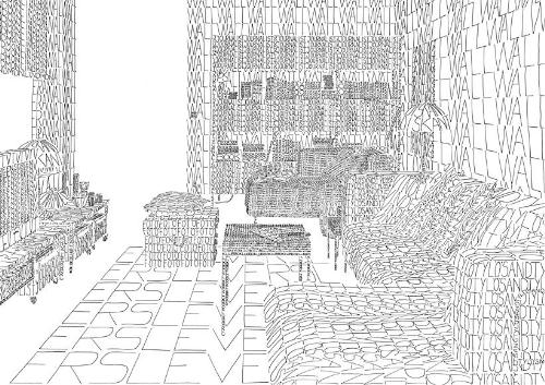 drawing - drawing - using words 4