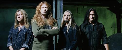 The band - The current band of Megadeth with the fonder and the vocalist Dave Mustaine.known for his snarling voice and his high speed riffs.