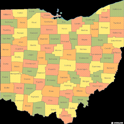 Ohio County Map - Ohio County Map.
