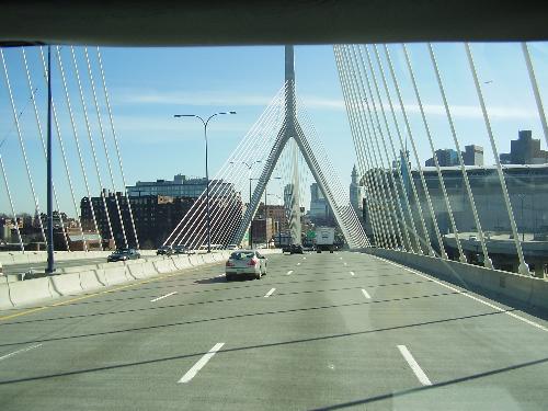 a unique bridge - I think this was taken in Boston, MA but I'm not positive. If you know it, please let me know.