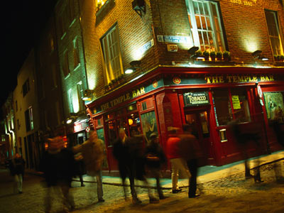 Temple Bar, Ireland - A popular watering hole for locals and tourists alike