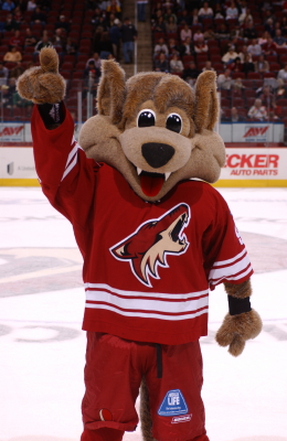 Howler coyotes mascott - Phoenix Coyotes mascot Howler