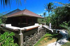 Hillside Casitas, Amanpulo, Philippines - The five Hillside Casitas have unimpeded sea views and the resort's two Deluxe Hillside Casitas feature spectacular prospects of the Sulu Sea and neighbouring islands with both sunrise and sunset views.