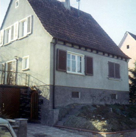 Otterberg, Germany house - This is the first place we lived in Germany when we got there in 1970. We lived in the upstairs apartment, while the landlord and his wife and young son lived in the two floors below.