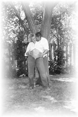 Pregnancy - This is a pic of me and hubby when I was about 8 1/2 months pregnant with my third little boy!