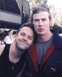 Metallica - Metallica- mustaine and lars