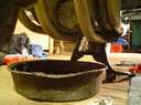 Oil Change  - The beginning of the oil change for a car