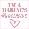 A Marine's Sweetheart - A Marine's Sweetheart.  Pink Background
