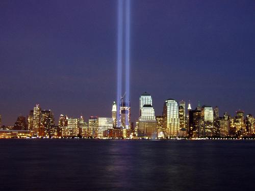 wtc - Memorial Lights at the world Trade Centre