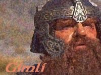dwarf - gimli the dwarf,one of the nine walkers.. gud friend of leogolas the elf
