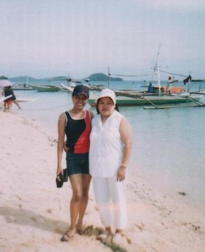 iloilo - philippines - this is my auntie nining sister of my father. we had a family reunion last 2005.  for the first time i met my father's side family members. we had fun island hopping, bonfire along the beach, we ate fresh fish and grilled.  i will never forget that moment.