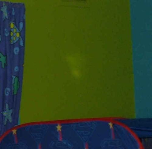 Spirit? Orb? My Sons Room 3 - This is another close up of the energy which has moved slightly.