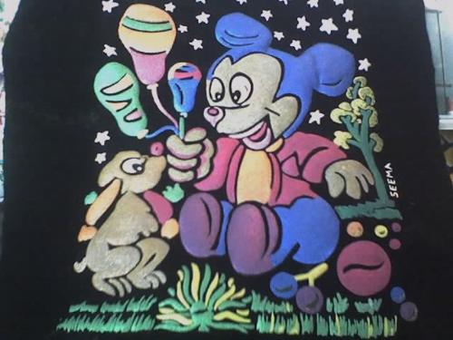 My Painting - Painting is my hobby. I would like to earn some money through this. I also make glass paintings, candles, fabric painting, greeting cards, etc. The photo here is a emboss painting.