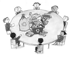 debate table - photo of debate table