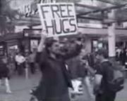 Free Hugs Is an Actual Campaign - The Free Hugs Campaign is an Internet meme that appears to have begun in 2004[1], and was widely publicized in 2006 by a music video. It involves individuals who offer hugs to strangers in public settings. The campaign is an example of a random act of kindness, a selfless act performed by someone for the sole reason of making others feel better. The original organizer has stated in interviews that the purpose is not to get names, phone numbers, or dates.[2]

