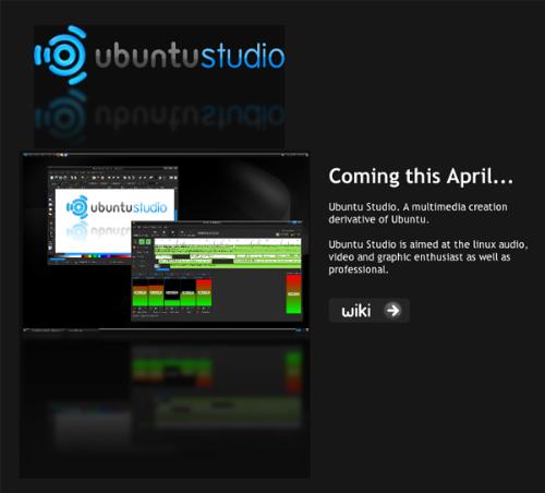 Ubuntu Studio - this is the welcome page of ubuntu