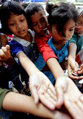 need - human need its in disaster in tsunami