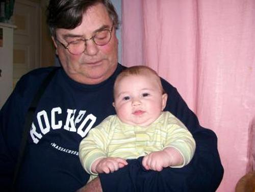 Grampa John and Asa - This is my new grandson Asa, who lives in Portland Or. He is 4 months old