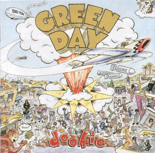 Green Day's Dookie - Tracks 1. Burnout 	 2. Having A Blast 	 3. Chump 	 4. Longview 	 5. Welcome To Paradise  6. Pulling Teeth 	 7. Basket Case 	Listen 8. She 	Listen 9. Sassafras Roots 	 10. When I Come Around 	 11. Coming Clean 	 12. Emenius Sleepus 	 13. In The End 	 14. F.O.D.
