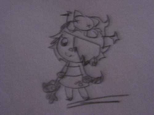 Aspiring artist? - My daughter wants to be an anime artist.  She loves drawing and this is one of here many drawings.