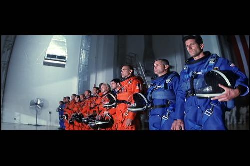Astronauts - The astronauts who go into outer space to save Earth from Armageddon.They succeed in doing so.Bruce Willis sacrifices his life to detonate the bomb and sends Ben Affleck home to marry his daughter.