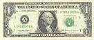 Money - one dollar bill