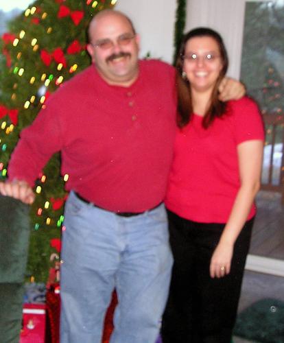 Randy & Myself - at Family Christmas this year - 2006